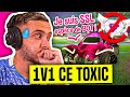 Un mate ssl mega toxic me trash je le fais rager fort en 1v1 sur rocket league