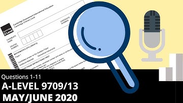 A-Level Pure Mathematics May June 2020 Paper 13 9709/13