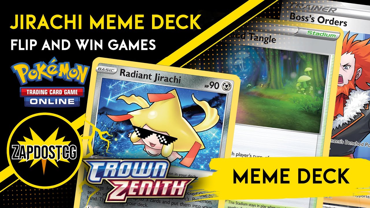 Winning Games With Only 1 Pokemon In The Deck - Radiant Jirachi Meme Decklist Wins Games!? Winning Games With Only 1 Pokemon In The Deck - Radiant Jirachi Meme Decklist Wins Games!?