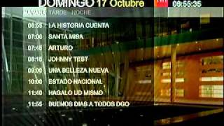 Inicio de Transmisiones TVN Chile 2010