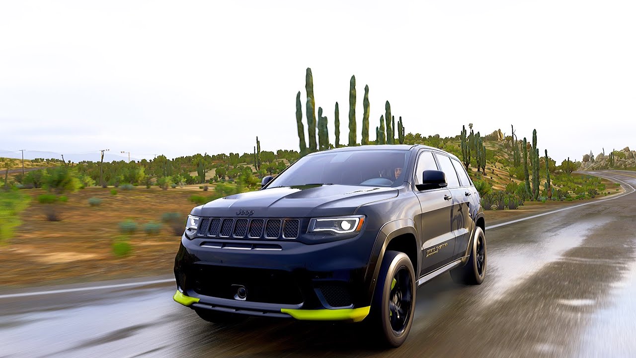 Forza Horizon 5 Drag Racing 1,750hp Trackhawk Drag Build Meet At