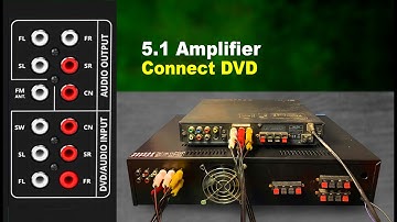 How to connect 5.1 Amplifier to DVD player - Amplifier to DVD player connection
