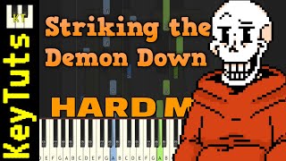 Striking the Demon Down [Underswap] - Hard Mode [Piano Tutorial] (Synthesia)