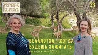 Глава: Когда будешь зажигать (Беаалотха)