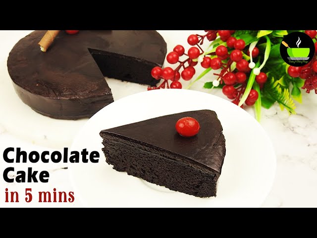 5-minute Chocolate Cake | 5 Minute Microwave Chocolate Cake Recipe |  Chocolate Frosting | She Cooks