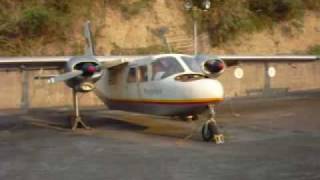 BN-2  engine startup test...