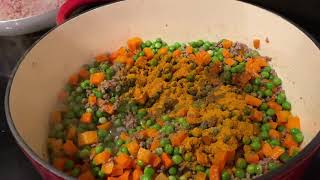 How to prepare a pea kabsa طريقة تحضير كبسة البازلاء