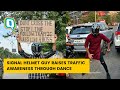 Watch the signal helmet guy who dances to raise traffic awareness  the quint
