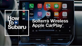 How-To Connect  Wireless Apple CarPlay | All-New 2023 Subaru Solterra