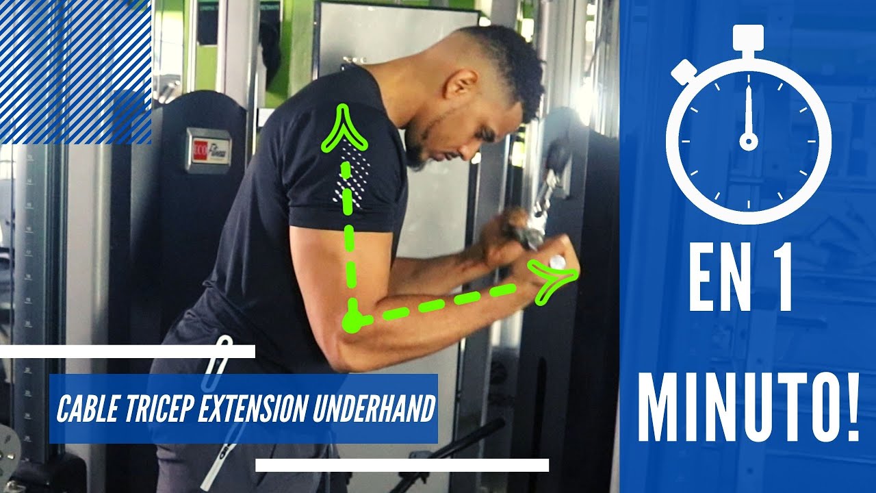 💪🏻 CABLE TRICEP EXTENSION UNDERHAND 💪🏻 / 💪🏻 TRICEP CON POLEA INVERSO 💪🏻 YouTube