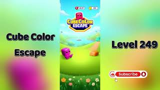 🧩 Cube Color Escape Level 249 Walkthrough | Step-by-Step Guide 🎮 | Go Answer