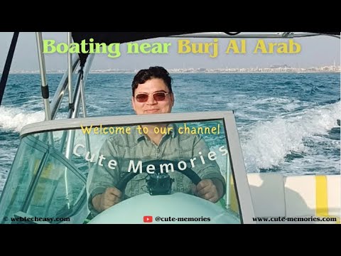 Boating near BurjAlArab | Evening time enjoyment #dubai #boating #burjalarab #travel