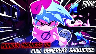[FNF] Vs Marios Madness V2 PART 2 - Final (Bad Ending) | Gameplay/Mods/Marios Madness/All Stars