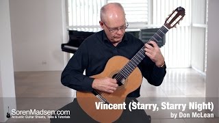 Vincent (Starry, Starry Night) by Don McLean - Danish Guitar Performance - Soren Madsen