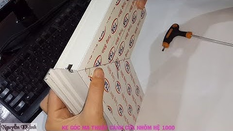 Liến kết 45 độ hệ 1000 bằng ke góc ma thuật CAL