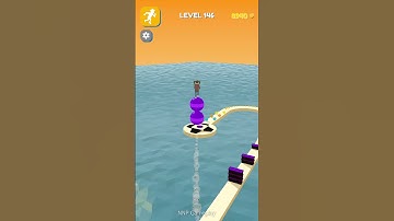 Stack Rider Level 146 - Gameplay (Android, iOS)