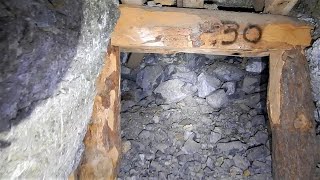 Ladders, Hoist Room, Natural Timbering, Artifacts, 4000 Foot Long Workings In Abandoned Nevada Mine