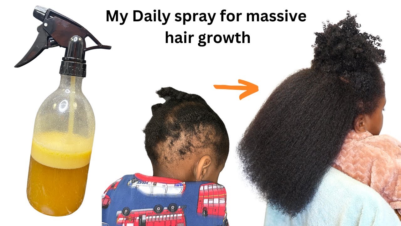 3 Ingredients For My Daily Spray Bottle For Extreme Hair Growth and