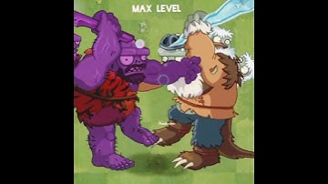 PvZ MAX LEVEL Sloth Gargantuar VS Jurassic Gargantuar #shorts