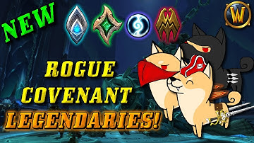 NEW Rogue Covenant Legendaries!? (Shadowlands 9.1 Rogue Legendary Overview)