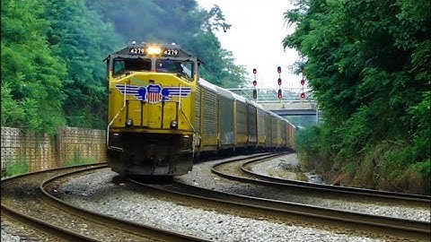 CSX freight trains of the Baltimore terminal