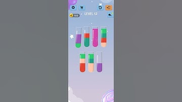Water Color Sort Puzzle: Liquid Sort - Game Play level 12