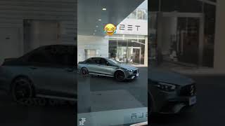 Flexing on the Tesla showroom 🤫🔥#mercedes #amg #shorts #tesla
