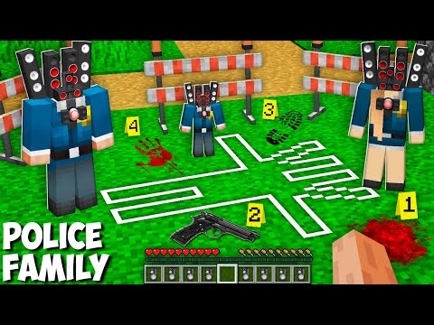 Why did SPEAKER FAMILY BECOME THE POLICE AND SOLVE THIS CRIME in Minecraft ? POLICE FAMILY !