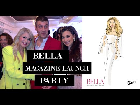 BELLA MAGAZINE LAUNCH PARTY || CHIC SKETCH