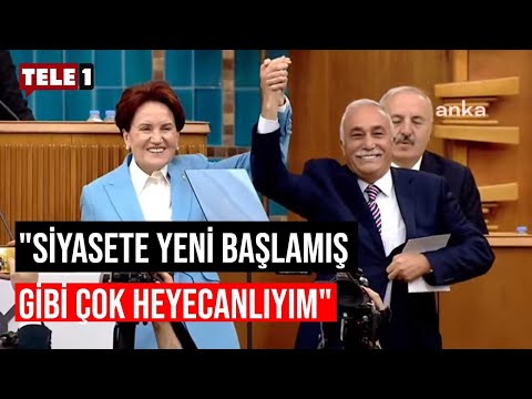 Fakıbaba resmen İyi Parti'de! Rozeti Akşener taktı