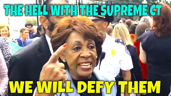 Maxine Waters Calls for an 1NSURRECTI@N