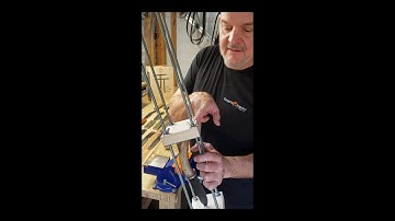 DIY Knife Hidden Tang Press - A press for stacked leather, antler or wood handles.