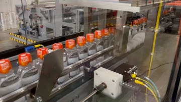 Wrapping Multipacks of Supplement Bottles with Orbital Motion Vertical Shrink Wrapper