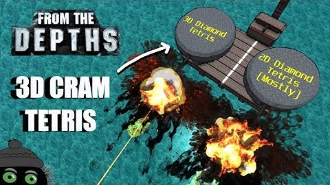 3D Diamond CRAM Tetris!💠From the Depths Tutorial