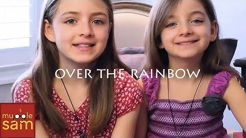 10 Year Old Sophia and 8 Year Old Bella Sing OVER THE RAINBOW For Ella on Mugglesam