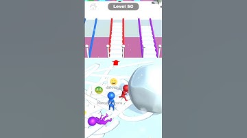 snow race! gameplay walkthrough Android iOS game fanal poro game #50 #youtubeshorts #fun #fungame