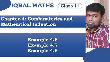 Tamil Nadu Class 11 Maths Example 4.6, 4.7, 4.8 Chapter 4 Combinatorics and Mathematical Induction N