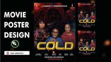 A professional movie posters Design #coreldraw #movieposter #Timigraphics