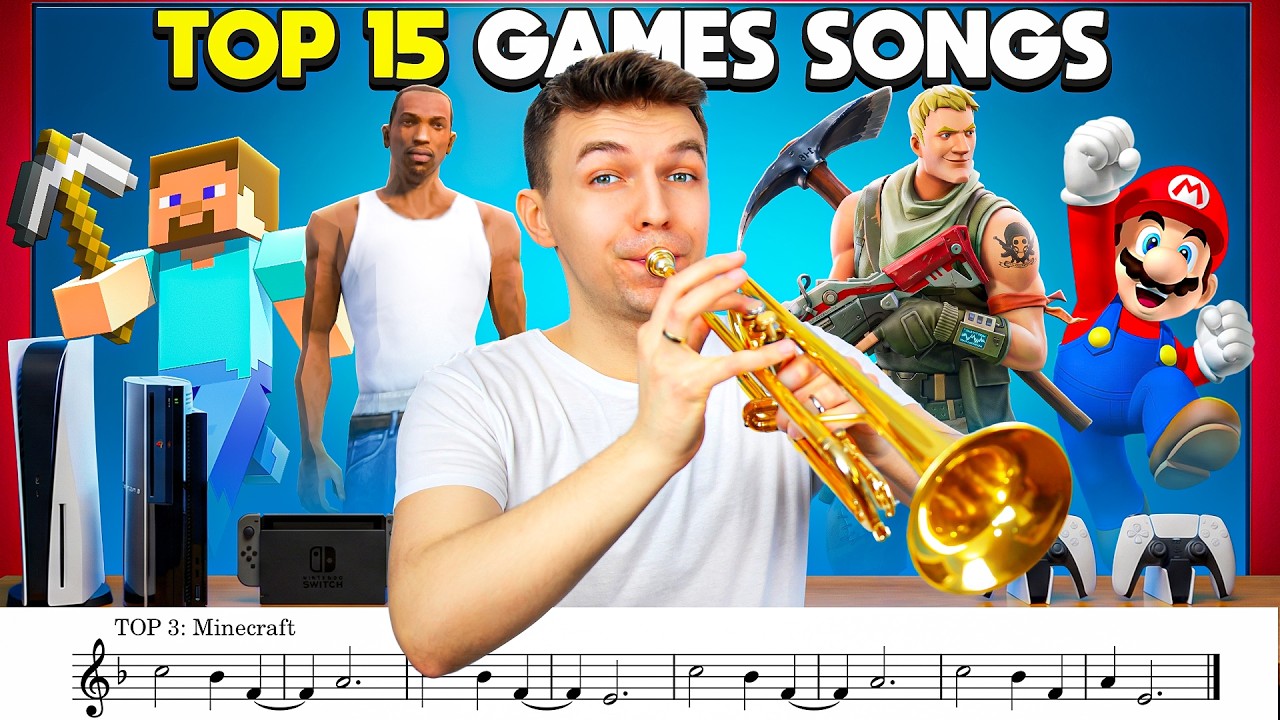 Top 15 Games Songs BUT.. with Sheet Music/Notes!