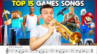Top 15 Games Songs BUT.. with Sheet Music/Notes!