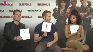 Deadpool 2 interview with Ryan Reynolds, Josh Brolin, Zazie Beetz