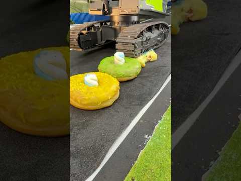 Remote Control excavator press all #builderc #asmr