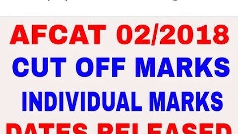 Afcat 2 2018 result out now Some changes done by Air Force