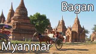 Visit Bagan over 2000 Buddhist temples and pagodas, Myanmar 4K