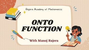 Onto Function / Surjective Function || Real Analysis Concept || CUET, SET, IIT JAM, NET, RPSC,KVS...