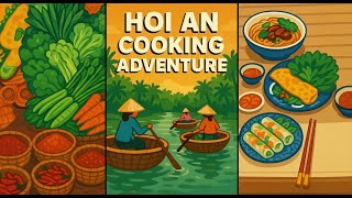 Hoi An Cooking Class Adventure: Round Boats, Fresh Market Tour & Delicious Vietnamese Dishes!