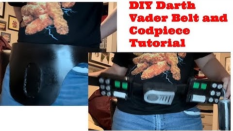 DIY Darth Vader Belt and Codpiece Tutorial