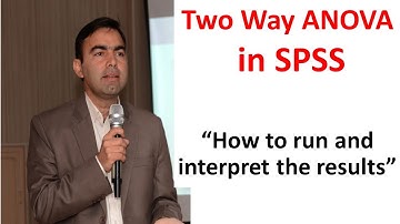 What is Two Way ANOVA | How to run it in SPSS | Interpretation of ANOVA results || Kokab Manzoor