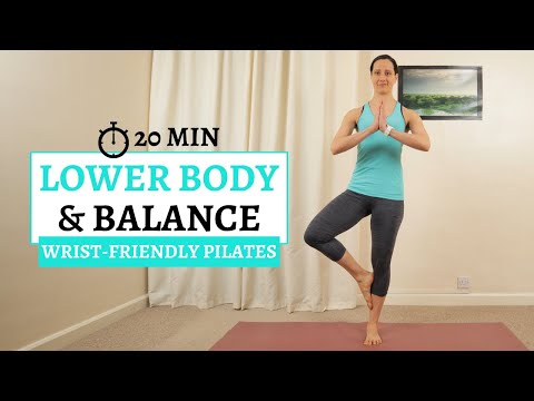 Pilates for Balance & Lower Body Strength | 20 Min Glutes and Core Workout