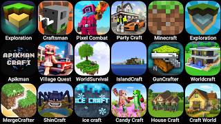Exploration Craft,Craftsman,Pixel Combat,Party Craft,Minecraft,Aplikman,Ice Craft,GunCrafter screenshot 3